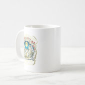 Halloween Viktorianisch Ghoful Skeleton Ladys Drin Kaffeetasse (Vorderseite Links)