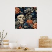 Halloween Viktorianisch Poster (Küche)