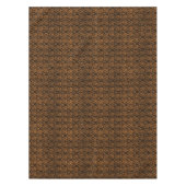 Halloween Viktorianischer Orangenschwarzer Damast Tischdecke (Vorderseite)