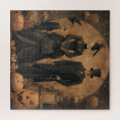 Halloween viktorianisches Puzzle (Horizontal)