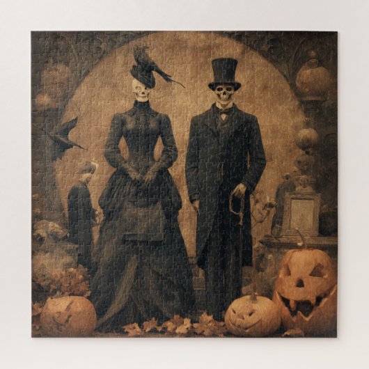 Halloween viktorianisches Puzzle (Vertikal)