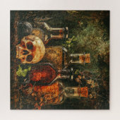 Halloween-Vintag-Apothekerpuzzle Puzzle (Horizontal)