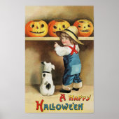 Halloween Vintag Art Poster (Vorne)