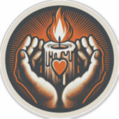 Halloween Vintag Aufkleber (Vorderseite)