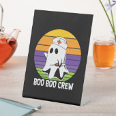 Halloween Vintag Boo Boo Crew Geburtstag Sockelschild (In Situ)