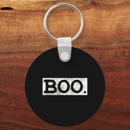 Halloween Vintag Boo Fun-Geschenk Schlüsselanhänger (Vorderseite)
