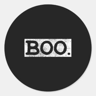 Halloween Vintag Boo Funny Gift Runder Aufkleber