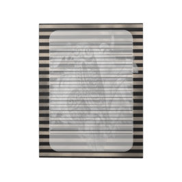 Halloween Vintag Ephamera Owl-Familie Notizblock