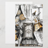 Halloween Vintag Flappers Briefpapier (Vorne/Hinten)
