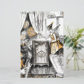 Halloween Vintag Flappers Briefpapier (Stehend Vorderseite)