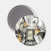 Halloween Vintag Flappers Magnet (Vorderseite/Rückseite)