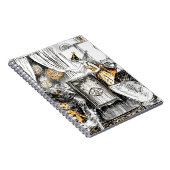 Halloween Vintag Flappers Notizblock (Rechte Seite)