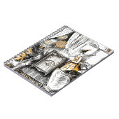 Halloween Vintag Flappers Notizblock (Linke Seite)