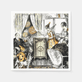 Halloween Vintag Flappers Papierservietten
