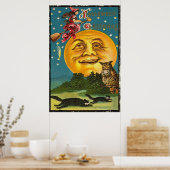 Halloween Vintag Greetings Poster (Küche)