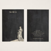 Halloween-Vintag-Hexenerring-Anzeigetafel (Vorne & Hinten)