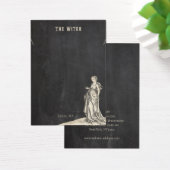 Halloween-Vintag-Hexenkette-Grafikkarte (Schreibtisch)