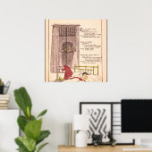 Halloween Vintag Nighttime Dreams Poster (Heimbüro)