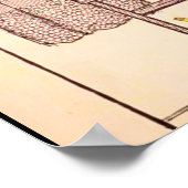 Halloween Vintag Nighttime Dreams Poster (Ecke)