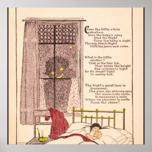 Halloween Vintag Nighttime Dreams Poster