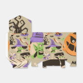 Halloween Vintag Pattern Fevor Box Geschenkschachtel (Ungefaltet)
