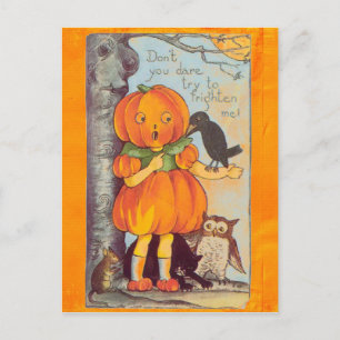 halloween Vintag postcard Postkarte