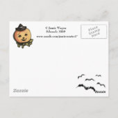 Halloween Vintag Postkarte (Rückseite)