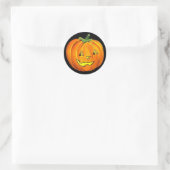 Halloween Vintag Pumpkin Sticker (Tasche)