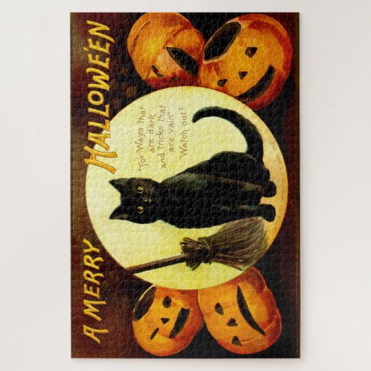 Halloween-Vintag Puzzle (Vertikal)