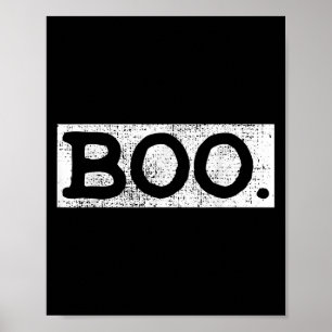 Halloween Vintage Boo Lustiges Geschenk Poster