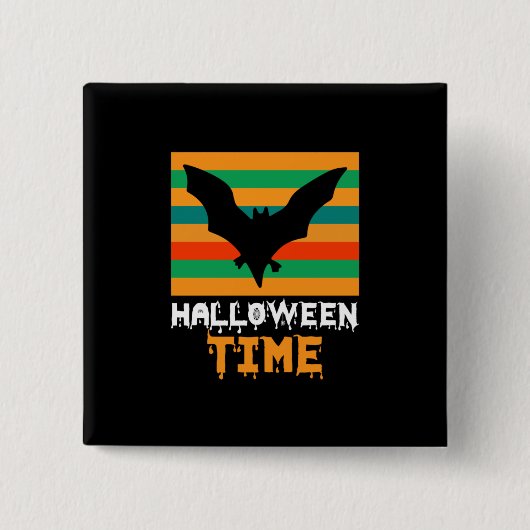 Halloween Vintage Button (Vorderseite)