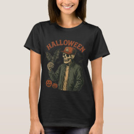 Halloween Vintage - Gruseliger Skelett T-Shirt