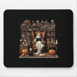 Halloween Vintage Gruseliges Buchliebhaber Heimges Mousepad