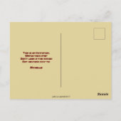 Halloween Vintage Kerze und Kostüme Postkarte (Rückseite)