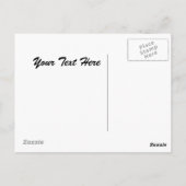 Halloween Vintage Postkarte (Rückseite)