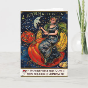 Halloween Vintage Postkarte
