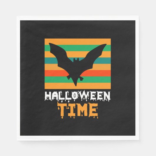Halloween Vintage Serviette (Vorderseite)