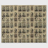 Halloween Vintage Skeletons Geschenkpapier (Flach)