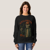 Halloween Vintage - Spooky Skeleton  Sweatshirt (Vorne ganz)