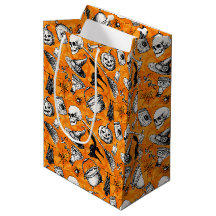 Halloween Vintage-Süßigkeiten-Tüte