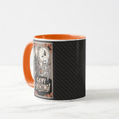 Halloween Vintage Tasse (Vorderseite Links)
