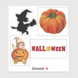 Halloween Vintage Vinyl Stickers nach Maß geschnit Aufkleber