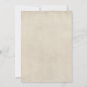 Halloween Vintage Wedding Save the Date (Rückseite)