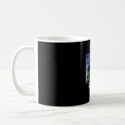 Halloween Vintager Geburtstag Kaffeetasse (Links)