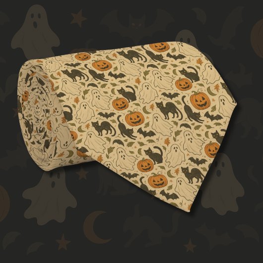 Halloween, Vintager Herbst Krawatte