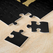 Halloween Vintager Hexenrückenversatz Puzzle (Seite)