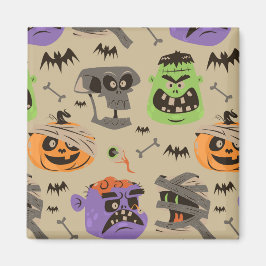 Halloween-Vintager Mustermagnet Magnet