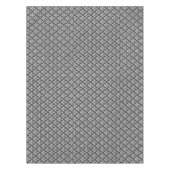 Halloween Vintager Viktorianischer Damask White Tischdecke (Vorderseite)