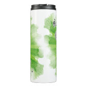 Halloween Vintages Button-up Witchy Karaoke Thermosbecher (Rückseite)