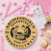 Halloween Vintages Design - Talk Board Pappteller (Party)